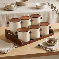 Spice Jar Set - 6 Pcs